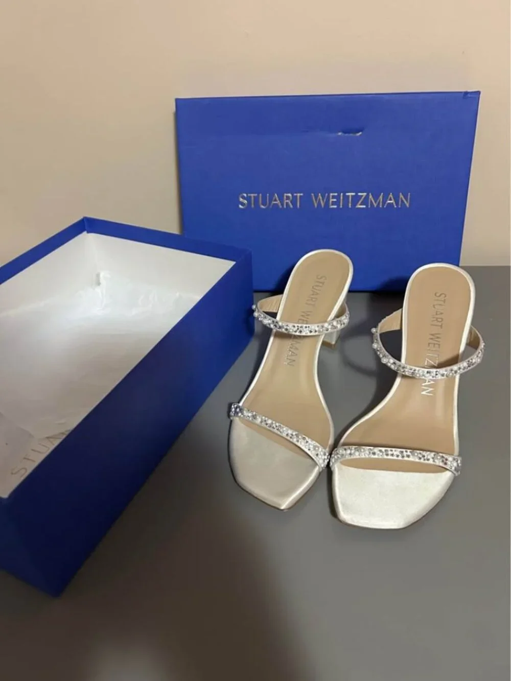 Stuart Weitzman Bridal White Heels - Picture 4 of 5